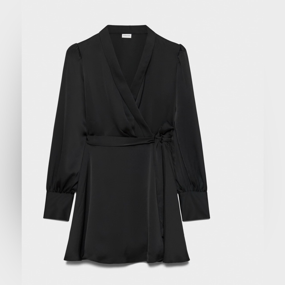 Aritzia - Babaton little black dress - wrapped dress style!